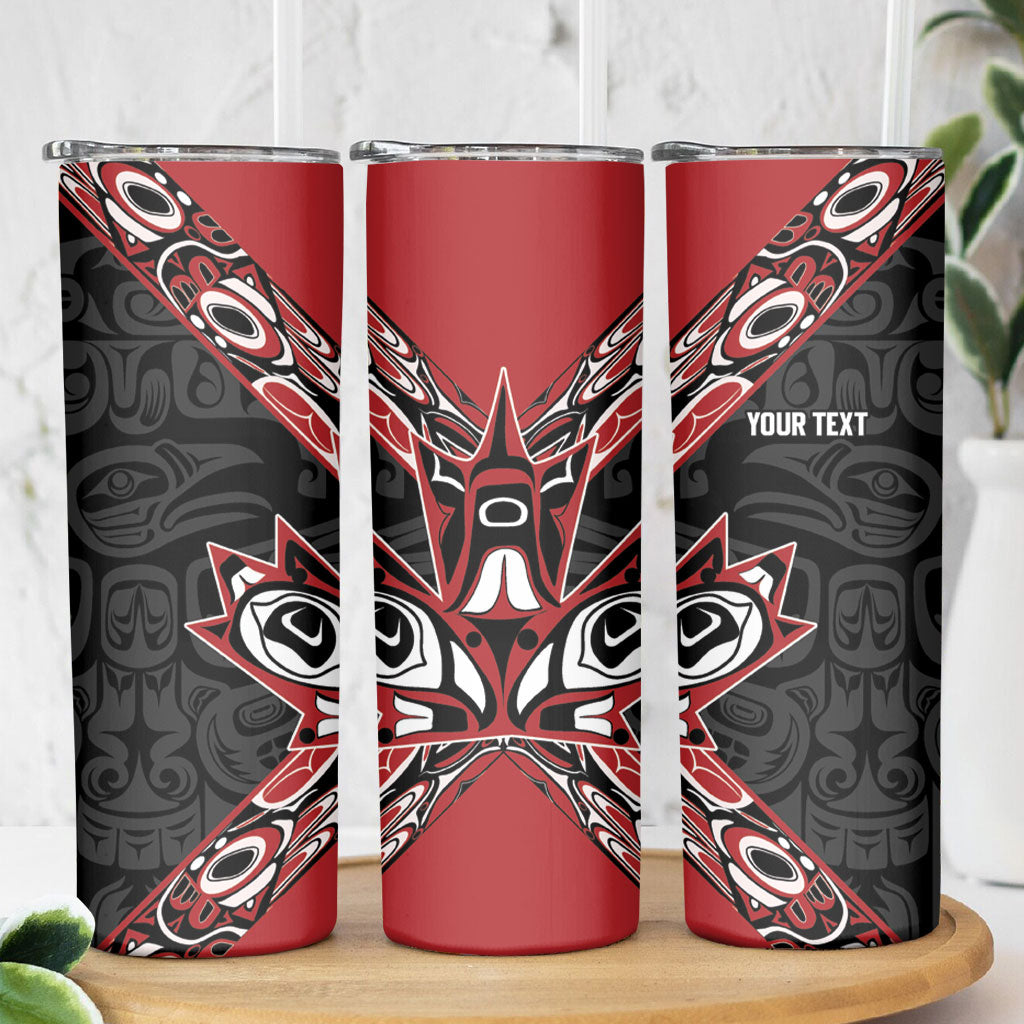 Canada Indigenous Heritage Personalized Skinny Tumbler First Nations Inuit Metis Pride