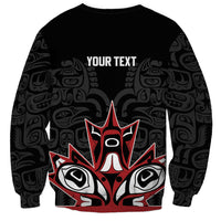 Canada Indigenous Heritage Personalized Sweatshirt First Nations Inuit Metis Pride