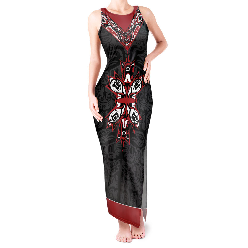 Canada Indigenous Heritage Personalized Tank Maxi Dress First Nations Inuit Metis Pride