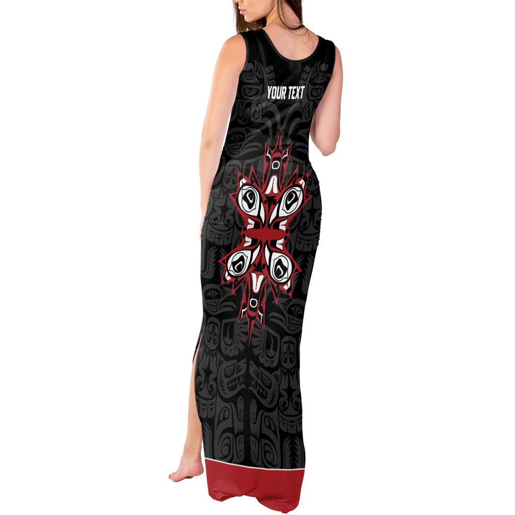 Canada Indigenous Heritage Personalized Tank Maxi Dress First Nations Inuit Metis Pride