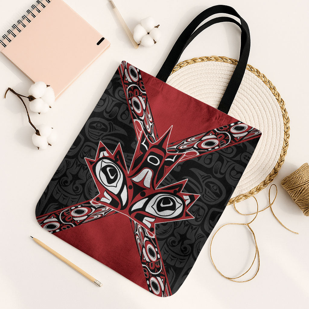 Canada Indigenous Heritage Tote Bag First Nations Inuit Metis Pride