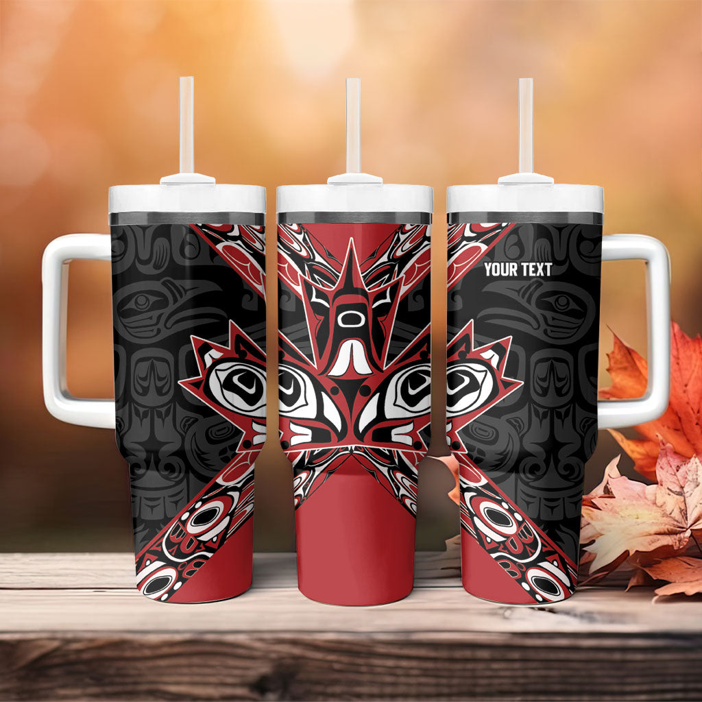 Canada Indigenous Heritage Personalized Tumbler With Handle First Nations Inuit Metis Pride