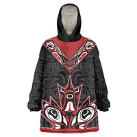 Canada Indigenous Heritage Personalized Wearable Blanket Hoodie First Nations Inuit Metis Pride