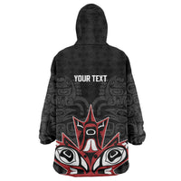 Canada Indigenous Heritage Personalized Wearable Blanket Hoodie First Nations Inuit Metis Pride