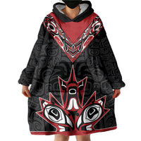 Canada Indigenous Heritage Personalized Wearable Blanket Hoodie First Nations Inuit Metis Pride
