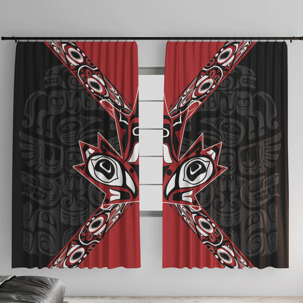 Canada Indigenous Heritage Window Curtain First Nations Inuit Metis Pride