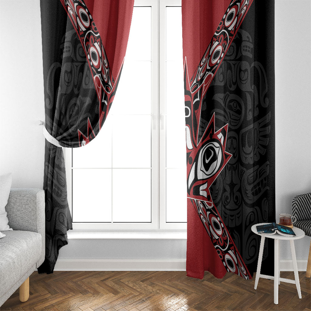 Canada Indigenous Heritage Window Curtain First Nations Inuit Metis Pride