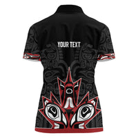 Canada Indigenous Heritage Personalized Women Polo Shirt First Nations Inuit Metis Pride