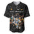 Custom Rugby Southern Hemisphere Baseball Jersey Argentina AUNZ South Africa Mascot Black - Wonder Print Shop