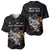 Custom Rugby Southern Hemisphere Baseball Jersey Argentina AUNZ South Africa Mascot Black - Wonder Print Shop