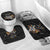 Custom Rugby Southern Hemisphere Bathroom Set Argentina AUNZ South Africa Mascot Black - Wonder Print Shop