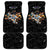 Custom Rugby Southern Hemisphere Car Mats Argentina AUNZ South Africa Mascot Black - Wonder Print Shop