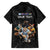 Custom Rugby Southern Hemisphere Family Matching Off The Shoulder Long Sleeve Dress and Hawaiian Shirt Argentina AUNZ South Africa Mascot Black - Wonder Print Shop