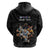 Custom Rugby Southern Hemisphere Hoodie Argentina AUNZ South Africa Mascot Black - Wonder Print Shop