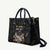 Custom Rugby Southern Hemisphere Leather Bag Argentina AUNZ South Africa Mascot Black - Wonder Print Shop