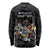 Custom Rugby Southern Hemisphere Long Sleeve Shirt Argentina AUNZ South Africa Mascot Black - Wonder Print Shop