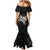 Custom Rugby Southern Hemisphere Mermaid Dress Argentina AUNZ South Africa Mascot Black - Wonder Print Shop