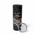 Custom Rugby Southern Hemisphere Skinny Tumbler Argentina AUNZ South Africa Mascot Black - Wonder Print Shop