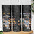 Custom Rugby Southern Hemisphere Skinny Tumbler Argentina AUNZ South Africa Mascot Black - Wonder Print Shop