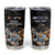 Custom Rugby Southern Hemisphere Tumbler Cup Argentina AUNZ South Africa Mascot Black - Wonder Print Shop
