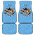 Custom Rugby Southern Hemisphere Car Mats Argentina AUNZ South Africa Mascot Blue - Wonder Print Shop