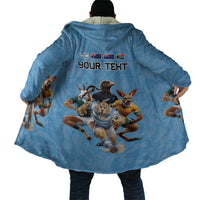 Custom Rugby Southern Hemisphere Cloak Argentina AUNZ South Africa Mascot Blue - Wonder Print Shop