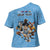 Custom Rugby Southern Hemisphere Cross Shoulder Shirt Argentina AUNZ South Africa Mascot Blue - Wonder Print Shop