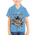 Custom Rugby Southern Hemisphere Family Matching Puletasi and Hawaiian Shirt Argentina AUNZ South Africa Mascot Blue - Wonder Print Shop