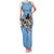 Custom Rugby Southern Hemisphere Family Matching Tank Maxi Dress and Hawaiian Shirt Argentina AUNZ South Africa Mascot Blue - Wonder Print Shop