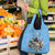 Custom Rugby Southern Hemisphere Grocery Bag Argentina AUNZ South Africa Mascot Blue - Wonder Print Shop