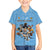 Custom Rugby Southern Hemisphere Hawaiian Shirt Argentina AUNZ South Africa Mascot Blue - Wonder Print Shop