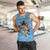 Custom Rugby Southern Hemisphere Men Tank Top Argentina AUNZ South Africa Mascot Blue - Wonder Print Shop