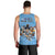 Custom Rugby Southern Hemisphere Men Tank Top Argentina AUNZ South Africa Mascot Blue - Wonder Print Shop