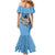 Custom Rugby Southern Hemisphere Mermaid Dress Argentina AUNZ South Africa Mascot Blue - Wonder Print Shop