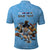 Custom Rugby Southern Hemisphere Polo Shirt Argentina AUNZ South Africa Mascot Blue - Wonder Print Shop