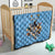 Custom Rugby Southern Hemisphere Quilt Argentina AUNZ South Africa Mascot Blue - Wonder Print Shop