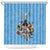 Custom Rugby Southern Hemisphere Shower Curtain Argentina AUNZ South Africa Mascot Blue - Wonder Print Shop