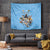 Custom Rugby Southern Hemisphere Tapestry Argentina AUNZ South Africa Mascot Blue - Wonder Print Shop