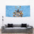 Custom Rugby Southern Hemisphere Tapestry Argentina AUNZ South Africa Mascot Blue - Wonder Print Shop