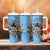 Custom Rugby Southern Hemisphere Tumbler With Handle Argentina AUNZ South Africa Mascot Blue - Wonder Print Shop