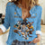 Custom Rugby Southern Hemisphere Women Casual Shirt Argentina AUNZ South Africa Mascot Blue - Wonder Print Shop