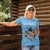Custom Rugby Southern Hemisphere Women Polo Shirt Argentina AUNZ South Africa Mascot Blue - Wonder Print Shop