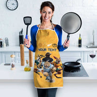 Custom Rugby Southern Hemisphere Apron Argentina AUNZ South Africa Mascot Gold - Wonder Print Shop