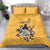 Custom Rugby Southern Hemisphere Bedding Set Argentina AUNZ South Africa Mascot Gold - Wonder Print Shop