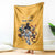 Custom Rugby Southern Hemisphere Blanket Argentina AUNZ South Africa Mascot Gold - Wonder Print Shop