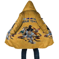 Custom Rugby Southern Hemisphere Cloak Argentina AUNZ South Africa Mascot Gold - Wonder Print Shop