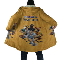 Custom Rugby Southern Hemisphere Cloak Argentina AUNZ South Africa Mascot Gold - Wonder Print Shop