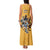 Custom Rugby Southern Hemisphere Family Matching Tank Maxi Dress and Hawaiian Shirt Argentina AUNZ South Africa Mascot Gold - Wonder Print Shop