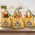 Custom Rugby Southern Hemisphere Grocery Bag Argentina AUNZ South Africa Mascot Gold - Wonder Print Shop