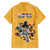 Custom Rugby Southern Hemisphere Hawaiian Shirt Argentina AUNZ South Africa Mascot Gold - Wonder Print Shop